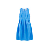 Women's Sleeveless Midi Dress with Tulip Hem